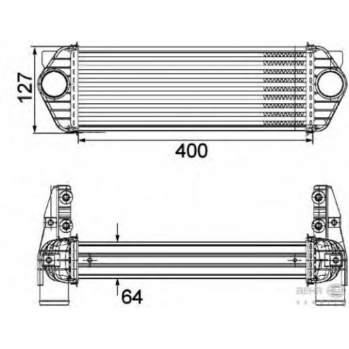 Charger Intercooler FORD Behr 8ML376746171