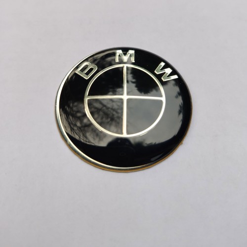 BMW Steering Wheel Emblem (Black & White)