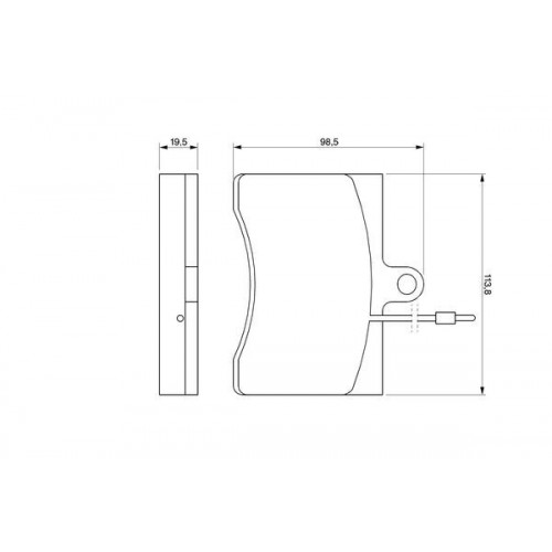 Bosch Brake Pad (Front) 0986424069