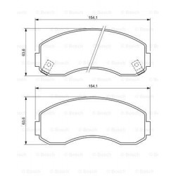 Bosch Brake Pad (Front) 0986494314