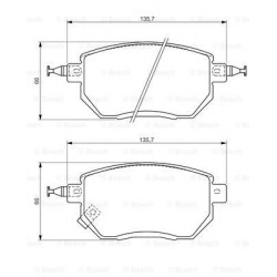 Bosch Brake Pad (Front) 0986494366