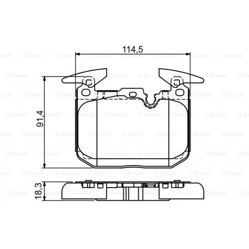 Bosch Brake Pad (Front) 0986494674 Bosch Brake Pad (Front) 0986494674
