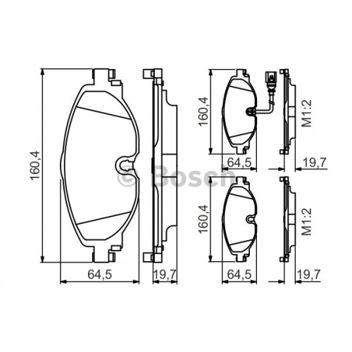 Bosch Brake Pad (Front) 0986495347 Bosch Brake Pad (Front) 0986495347