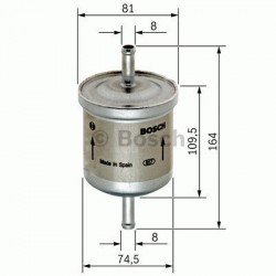Bosch Fuel Filter 09864B2008