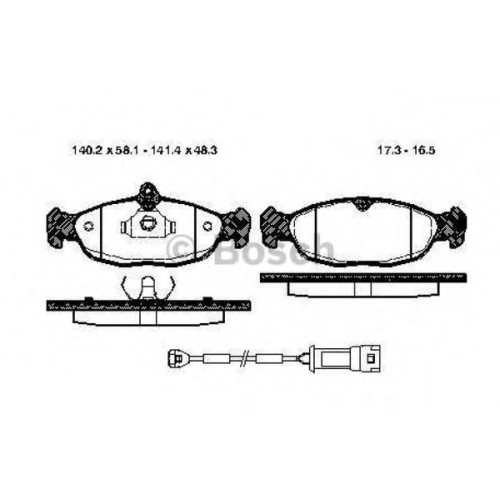 Bosch Brake Pad (Front) 0986TB2679 Bosch Brake Pad (Front) 0986TB2679