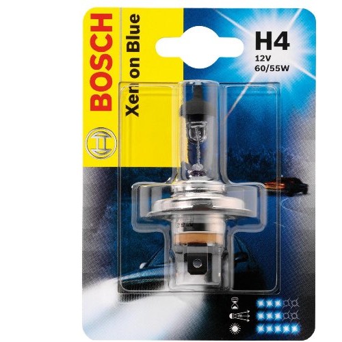 Bulb Xenon Blue 12V H4 60/55W P43T Bosch 1987301010