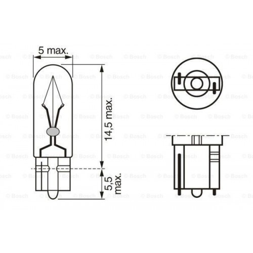 Bulb 12V 1.2W W2X4.6D Bosch 1987302208