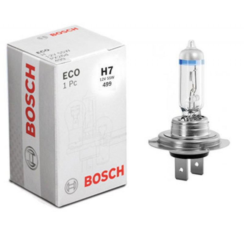 10x Bulb H7 12V 55W PX26D ECO Bosch 1987302804