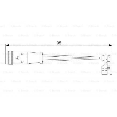 Bosch Brake Pad Warning Contact 1987473006 Bosch Brake Pad Warning Contact 1987473006