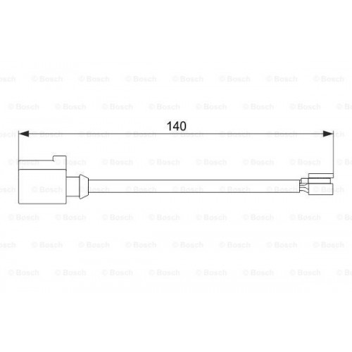 Bosch Brake Pad Warning Contact 1987474566