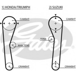 Timing Belt  Gates 5019 Timing Belt  Gates 5019