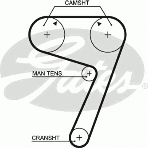 Timing Belt  Gates 5111