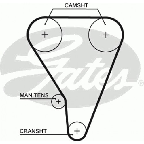 Timing Belt  Gates 5117XS