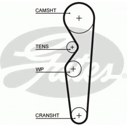 Timing Belt  Gates 5138