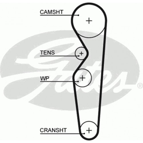 Timing Belt  Gates 5138