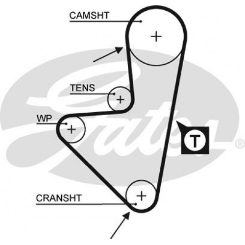 Timing Belt  Gates 5175XS