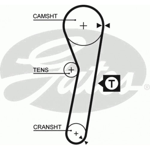 Timing Belt  Gates 5262XS