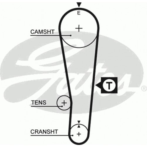 Timing Belt  Gates 5382XS