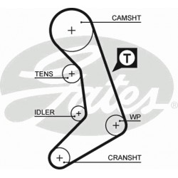 Timing Belt  Gates 5398XS