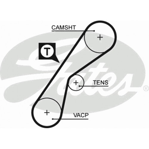 Timing Belt  Gates 5407XS