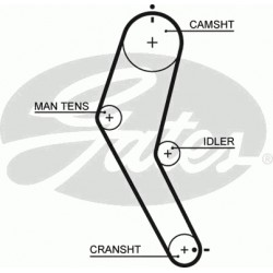 Timing Belt  Gates 5422 Timing Belt  Gates 5422