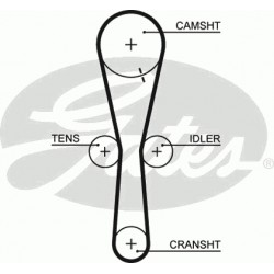 Timing Belt  Gates 5465XS