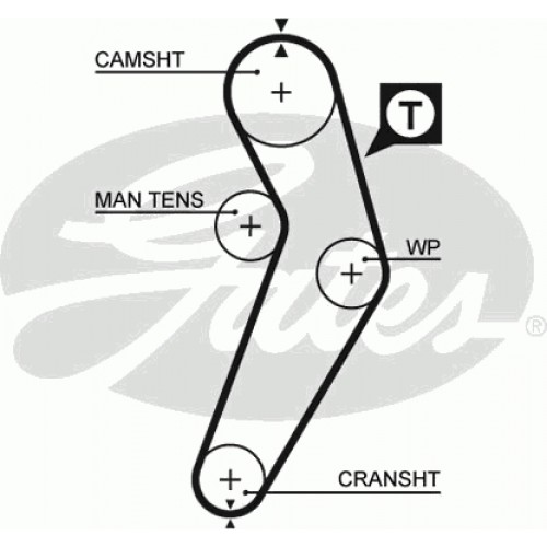 Timing Belt  Gates 5473XS