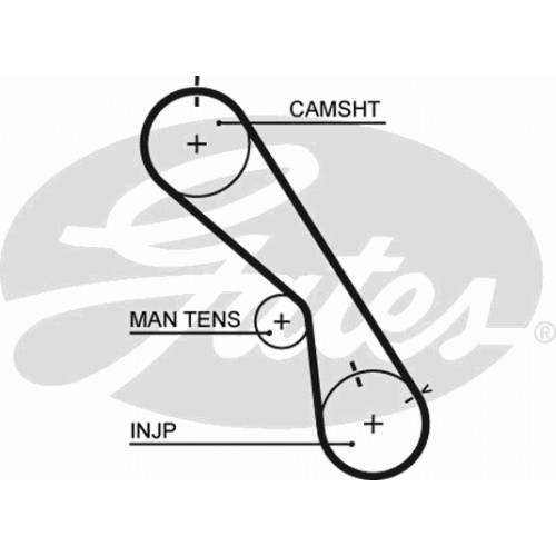 Timing Belt  Gates 5474XS