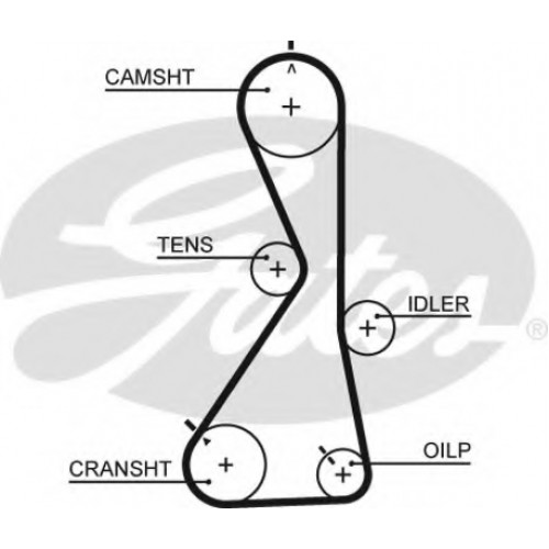 Timing Belt Gates 5481XS Timing Belt Gates 5481XS