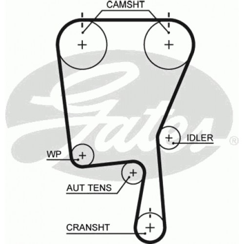 Timing Belt Gates 5490XS Timing Belt Gates 5490XS
