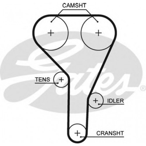 Timing Belt  Gates 5638XS