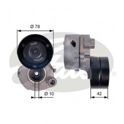 Belt Tensioner Pulley Gates T38662