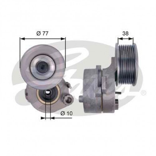 Belt Tensioner Pulley Gates T38663