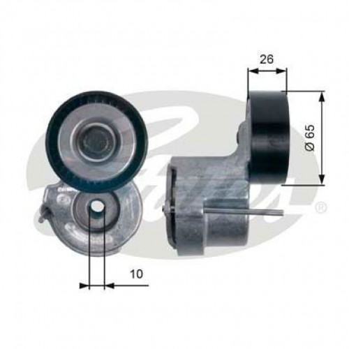 Belt Tensioner Pulley Gates T39174