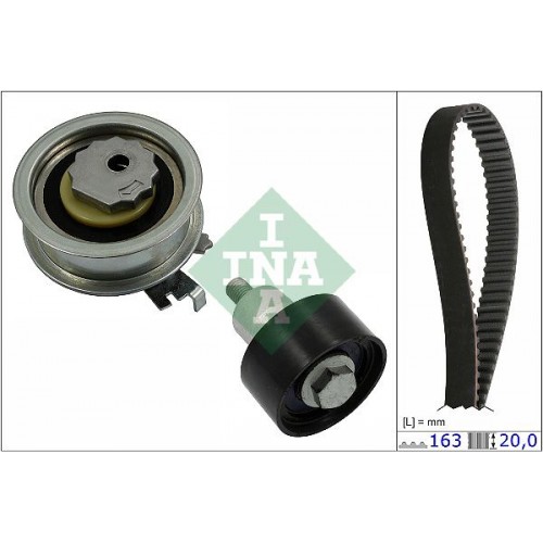 INA 530 0592 10 Timing Belt Kit Volkswagen 04C 109 244 B