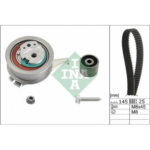 INA 530 0665 10 Timing Belt Kit Volkswagen 04B 109 244 B