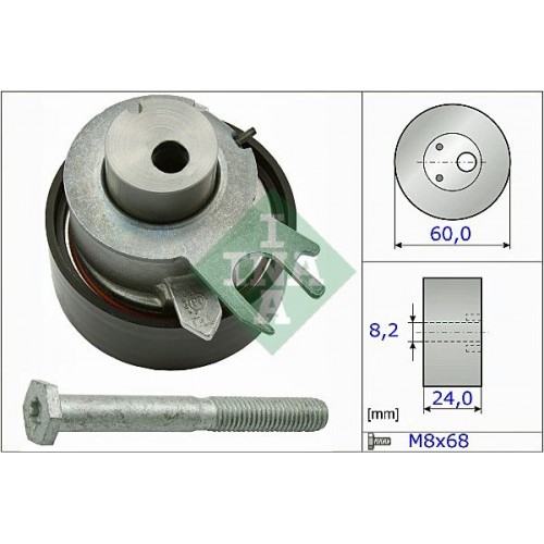 INA 531 0317 10 Timing Belt Tensioner Pulley Volkswagen 036 109 243 AB INA 531 0317 10 Timing Belt Tensioner Pulley Volkswagen 036 109 243 AB