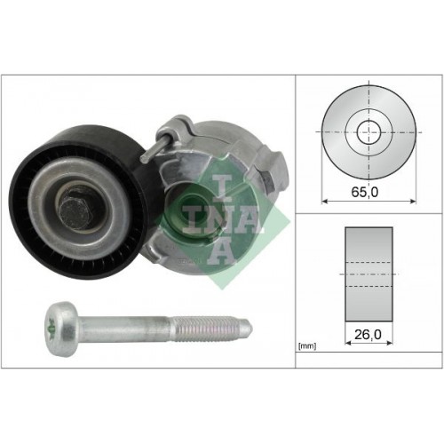 INA 534 0610 10 Deflection / Guide Pulley OPEL 1204187