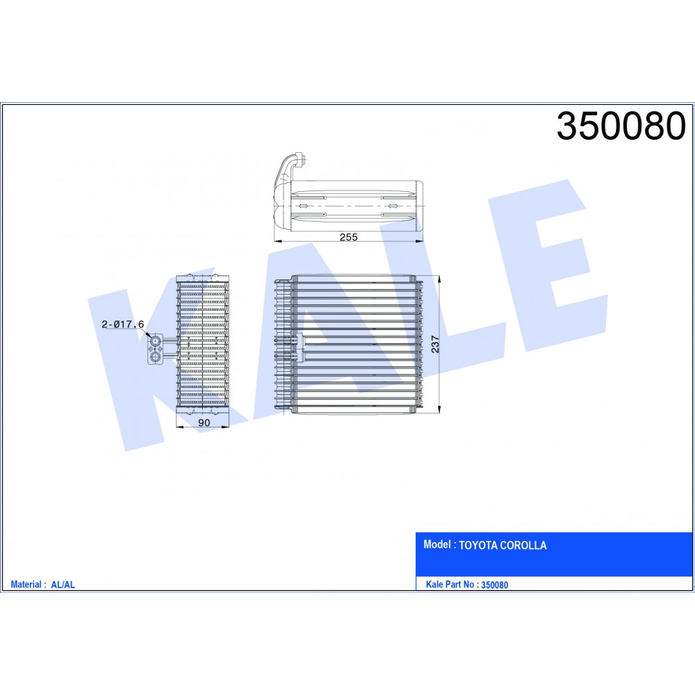 Evaporator TOYOTA OEM 8850112410 Real OEM Parts