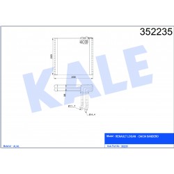 Evaporator AUDI OEM 8E1820103A