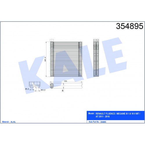 Evaporator FIAT OEM 46722673