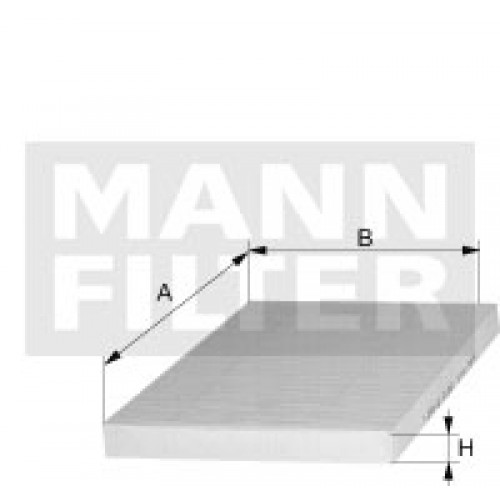 Cabin Filter OPEL Mann CUK24003 Cabin Filter OPEL Mann CUK24003