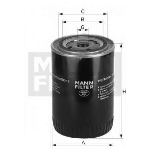 Oil Filter HONDA Mann W815/82