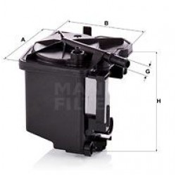 Fuel Filter PEUGEOT Mann WK939/2Z