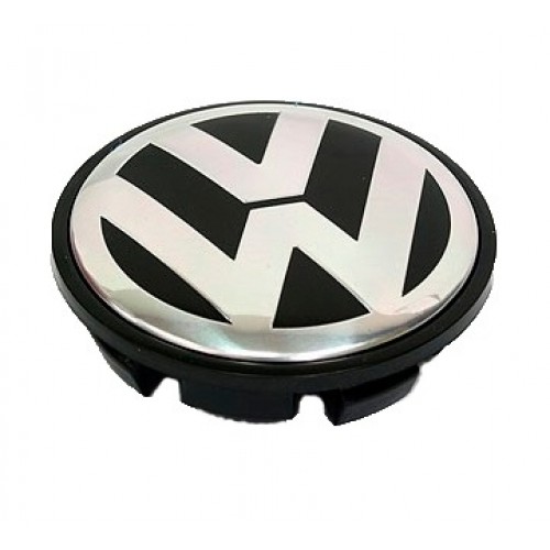 Volkswagen Golf Wheel Center Caps Emblem OEM 1J0601171