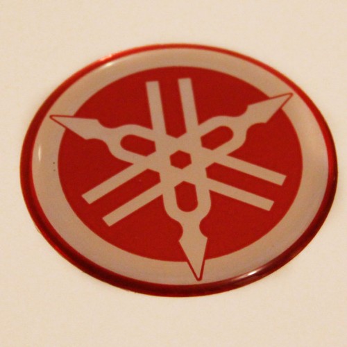 Yamaha Round Emblem Logo Badge (Red) Yamaha Round Emblem Logo Badge (Red)